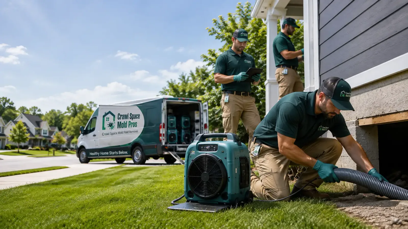 Crawl Space Mold Removal in Platte Center, NE